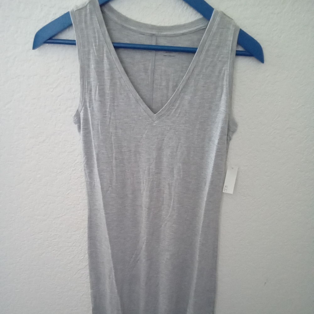 Daily Ritual Women's Soft Jersey Sleeveless V-Neck Midi Dress Size XS